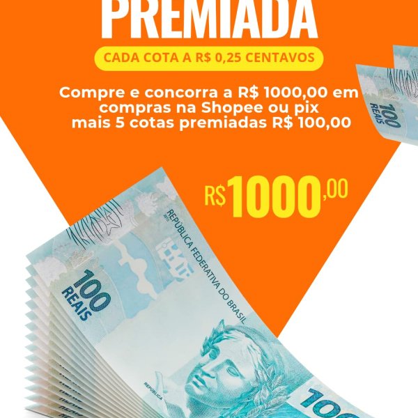 RIFA PREMIADA SHOPEE